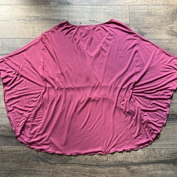 Saint Tropez West Woman maroon Butterfly shaped blouse - Picture 4 of 9